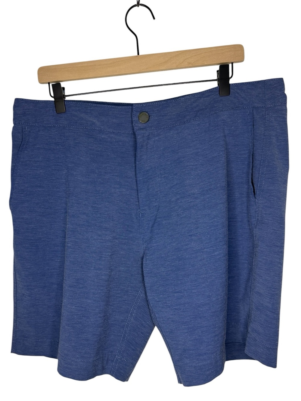 Faherty Men's All Day 4 Way Stretch Blue Performance Shorts Size 36